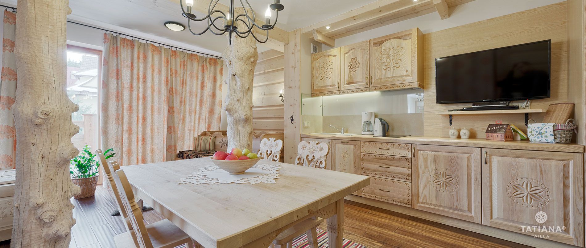Apartament Lux11- aneks kuchenny