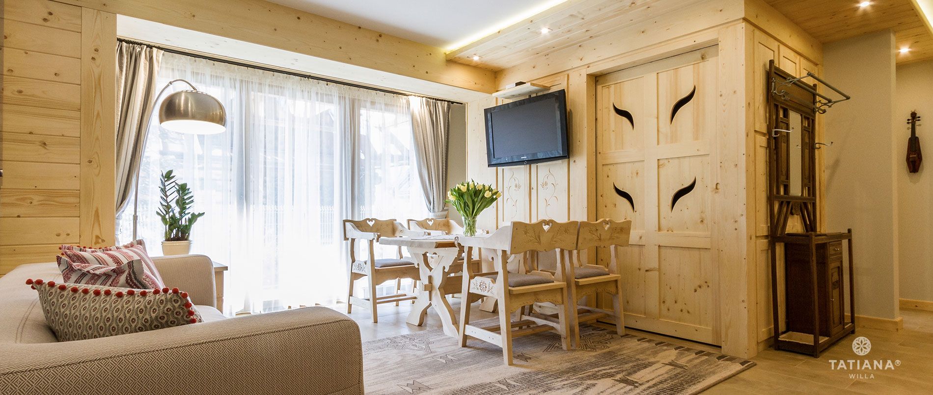Apartament Sosnowy- salon