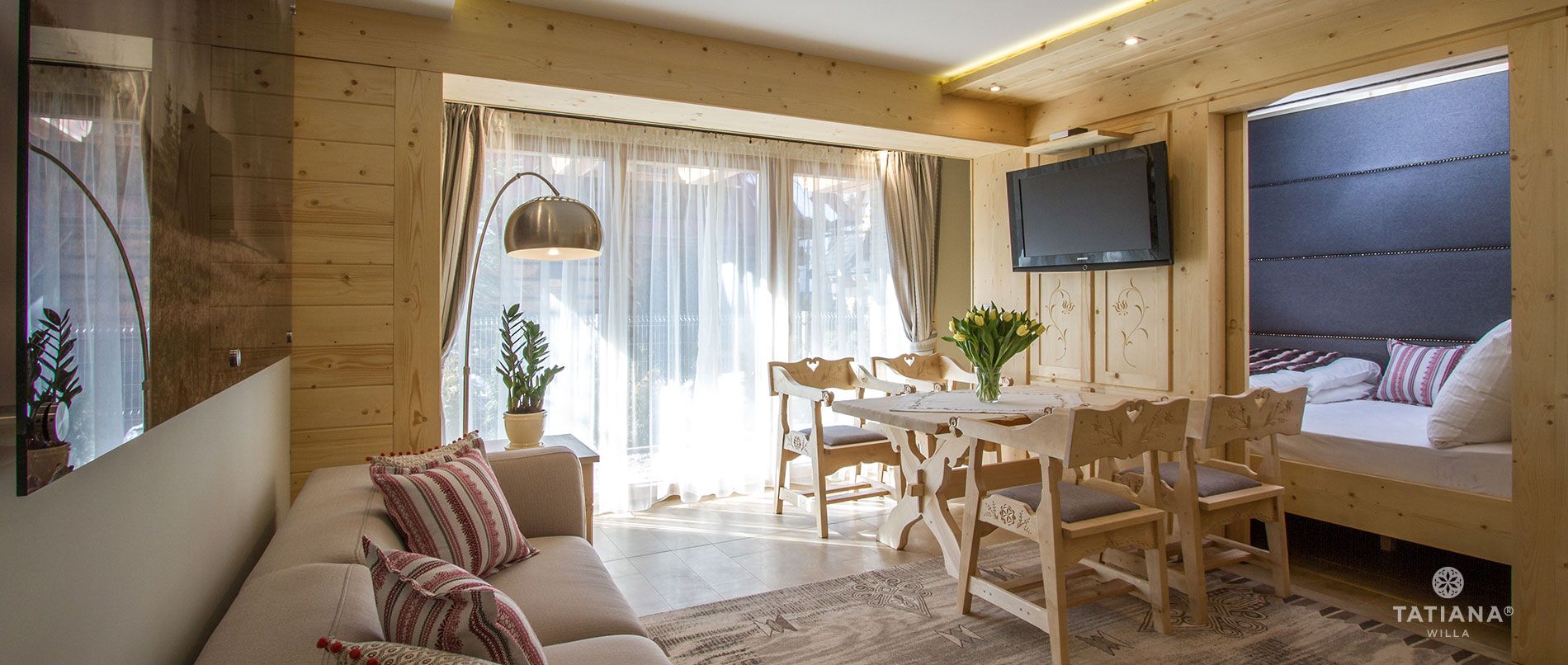 Apartament Sosnowy - salon