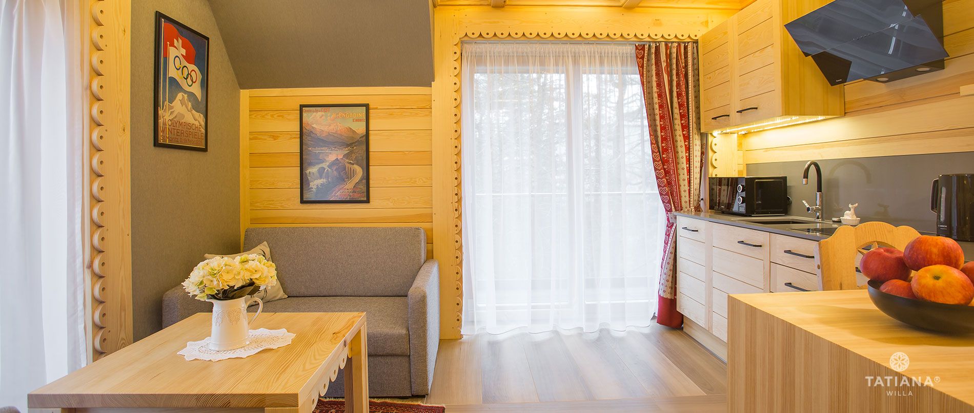 Apartament Alpejski - aneks kuchenny