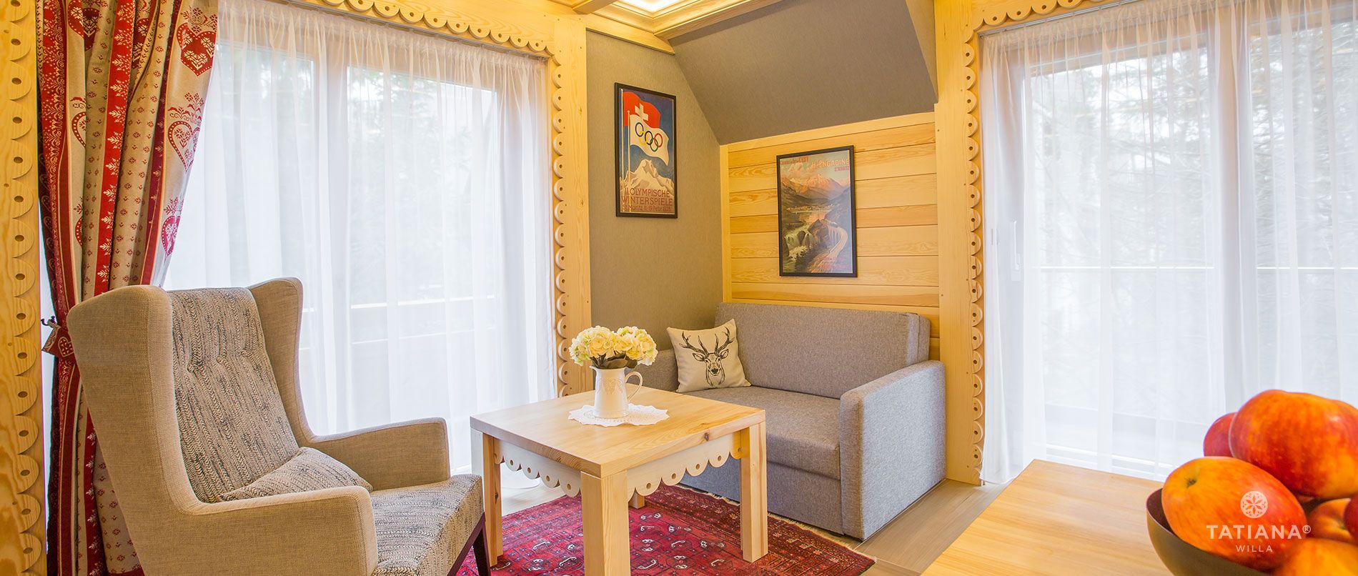 Apartament Alpejski - salon