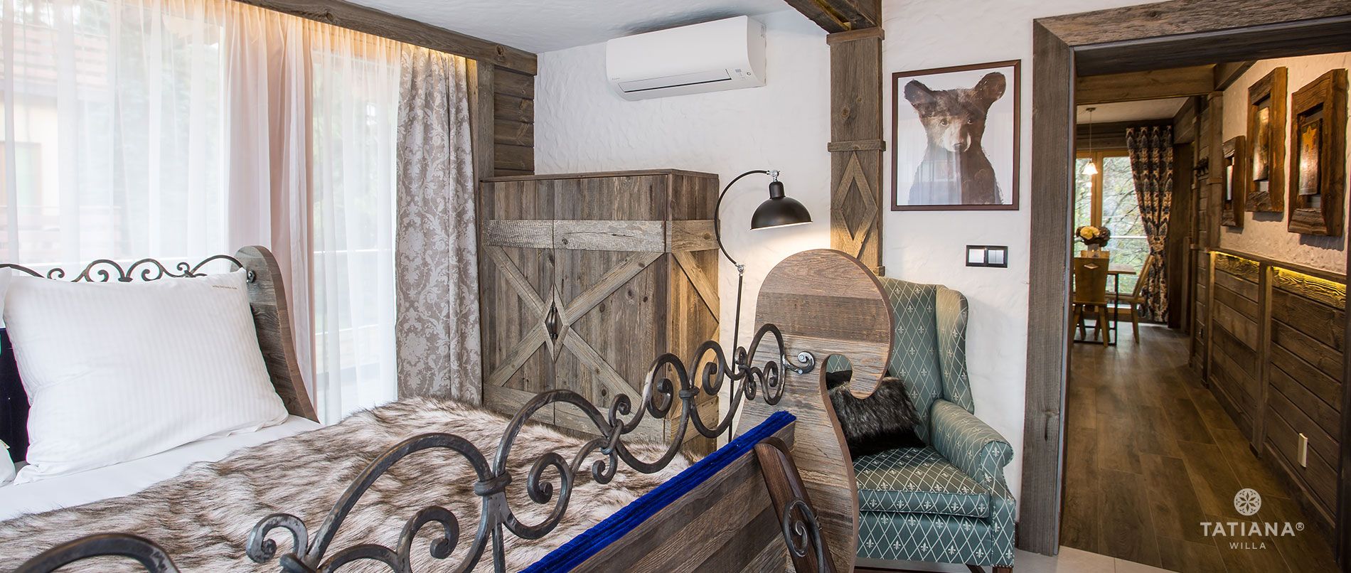 Apartament Syberyjski - sypialnia